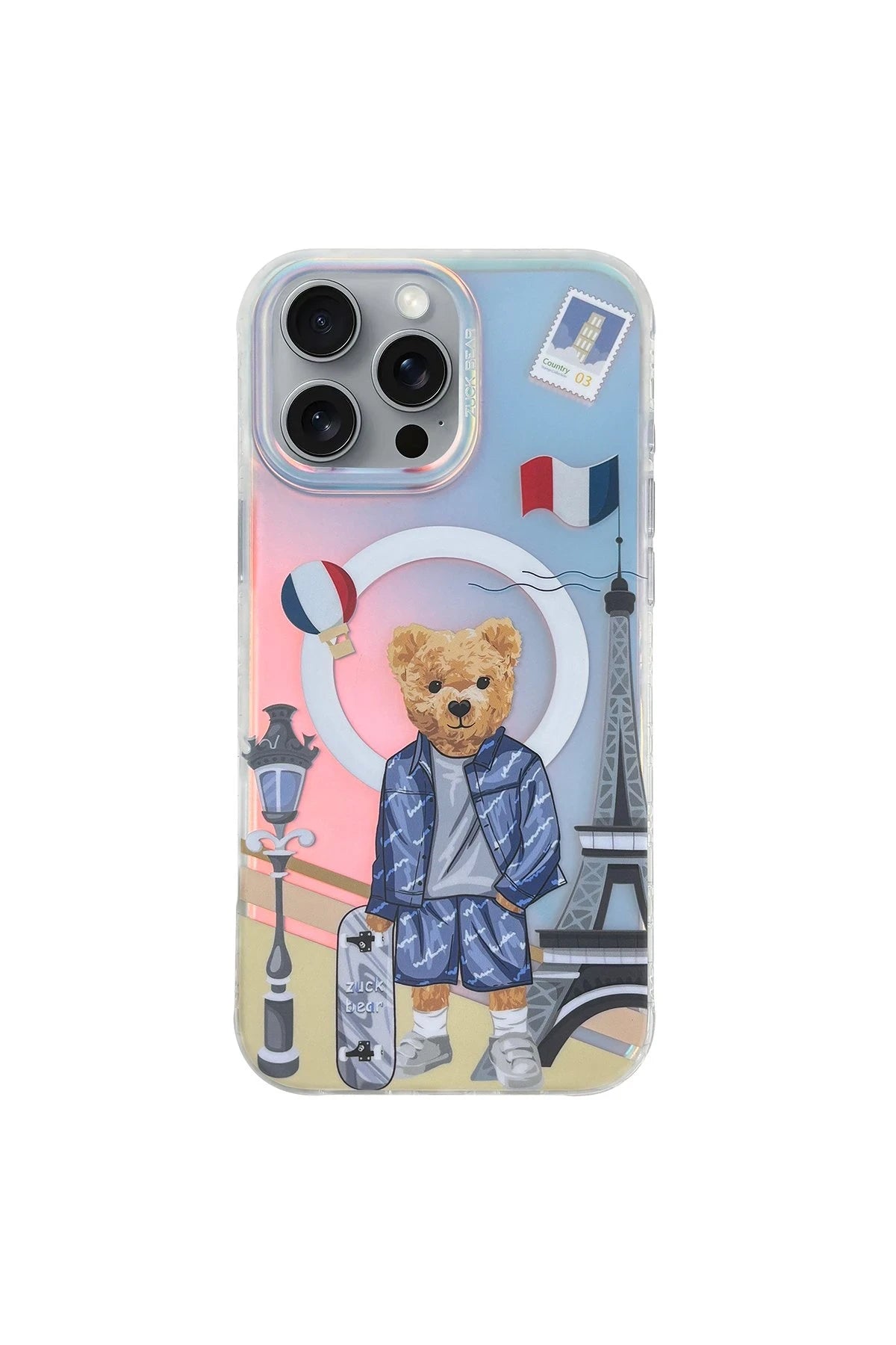 ZuckBear iPhone 16 Pro Darnell Frosted Laser Magsafe Telefon Kılıfı