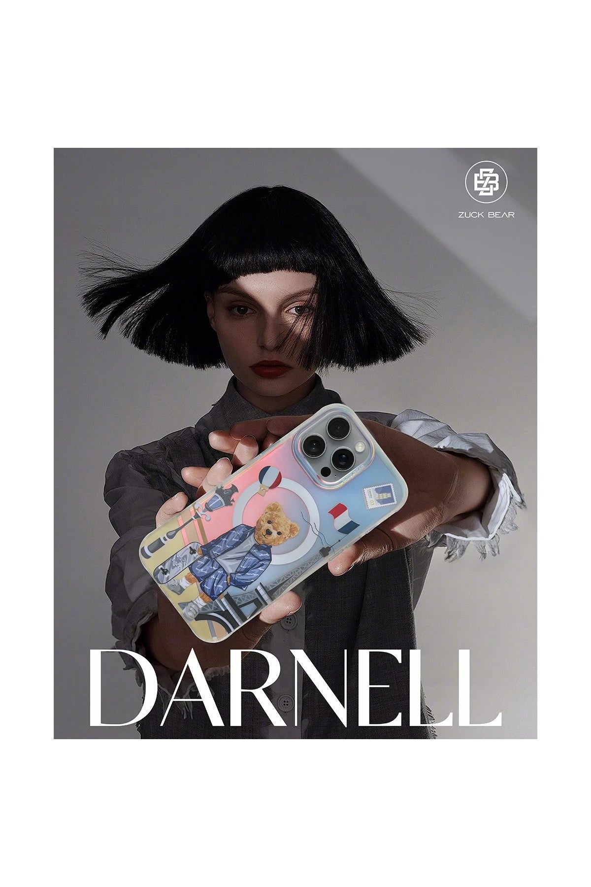 ZuckBear iPhone 16 Pro Darnell Frosted Laser Magsafe Telefon Kılıfı