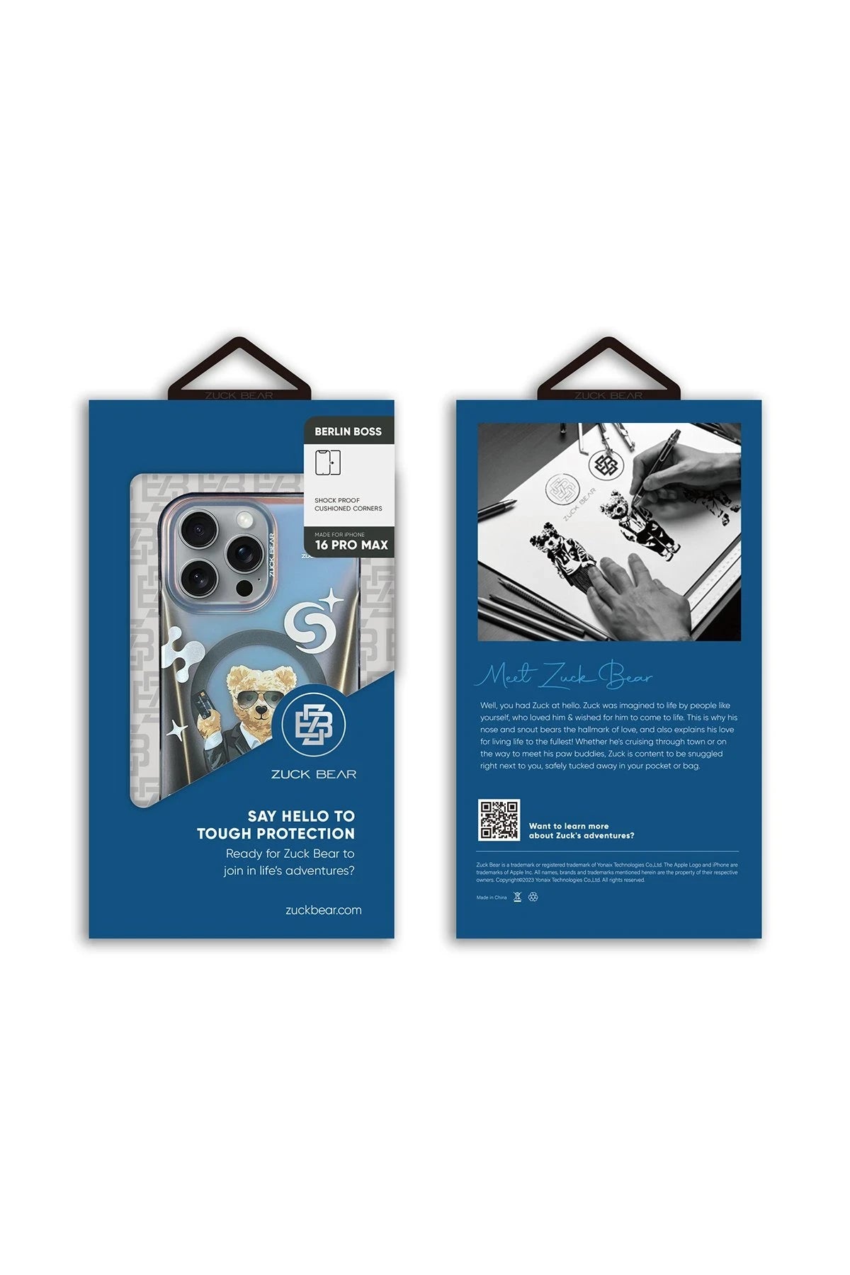 ZuckBear iPhone 16 Pro Max Berlin Boss Magsafe Telefon Kılıfı