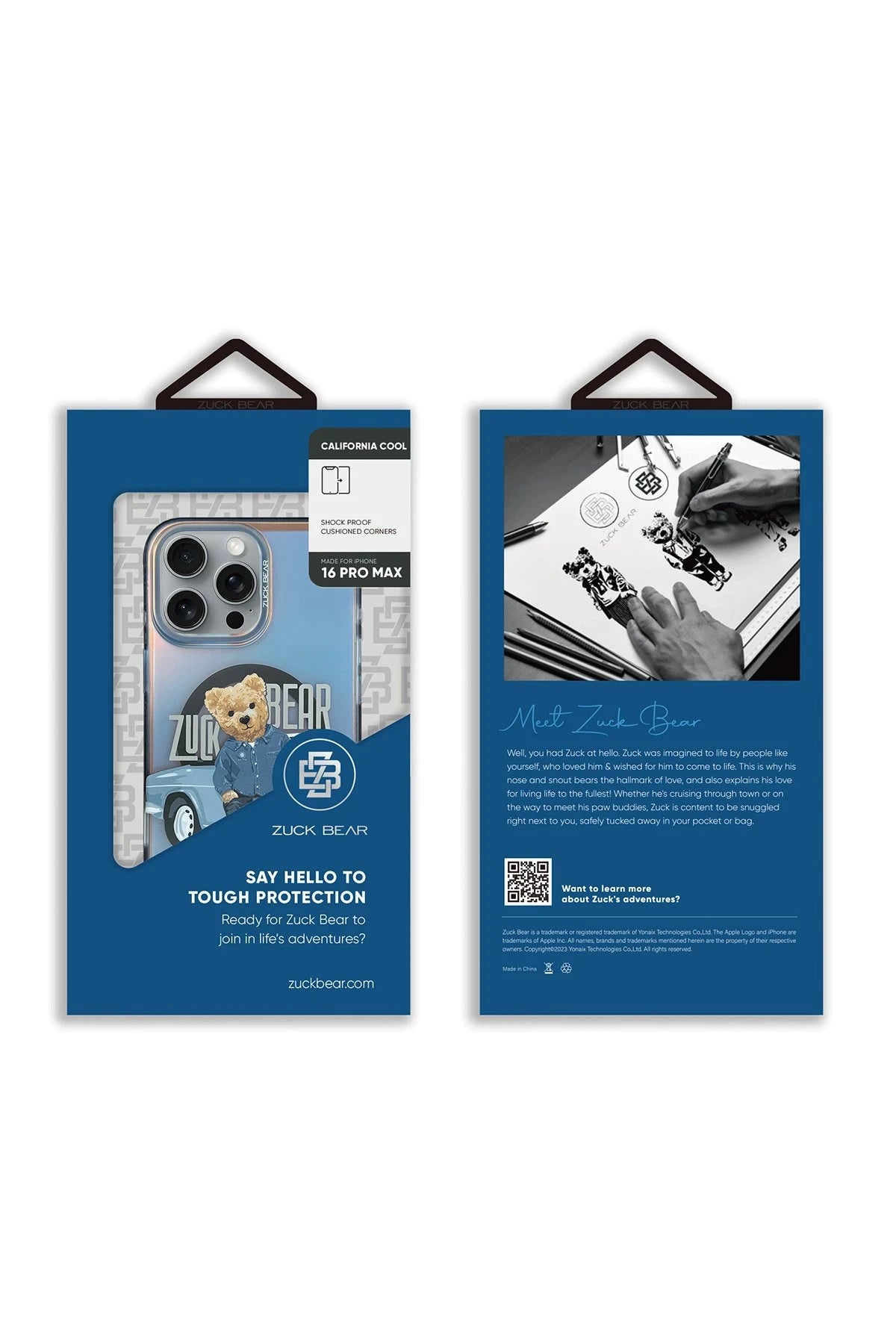 ZuckBear iPhone 16 Pro Max California Cool Magsafe Telefon Kılıfı