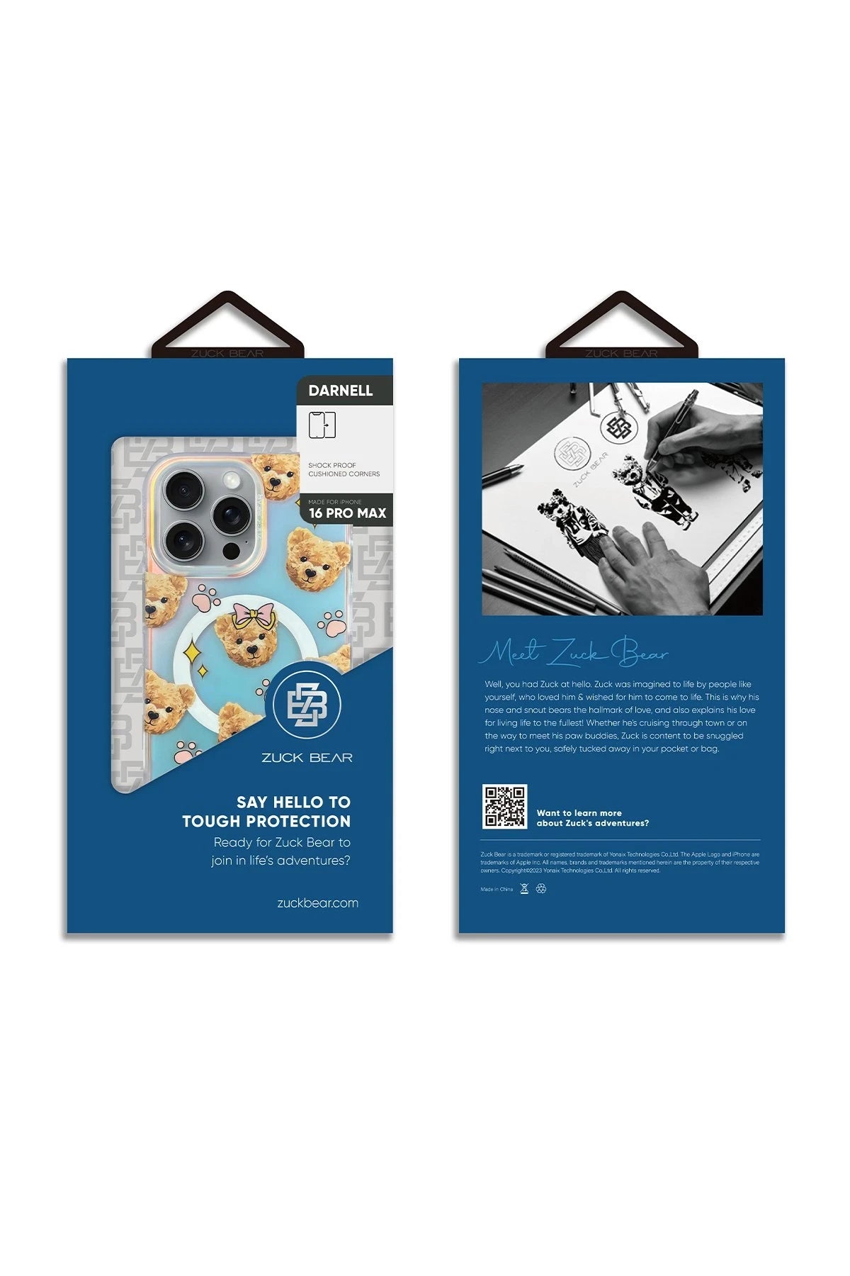 ZuckBear iPhone 16 Pro Max Darnell Frosted Laser Magsafe Telefon Kılıfı